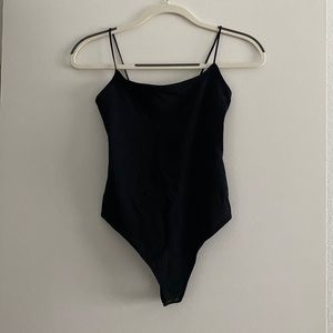 Women’s Abercrombie Black Spaghetti Strap Bodysuit
